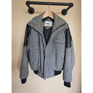 Vintage bomber jacket 1980s windbreaker brand women's jacket size medium